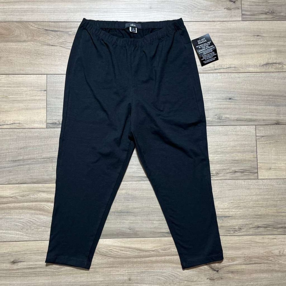 Ellos Women's Capri Pull On Leggings‎ Size 14/16M Black